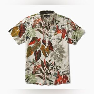 Roark Scholar Hawaiian Button Down Collar Shirt - Lake Viahiria Bone